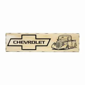 Chev - Timber Sign
