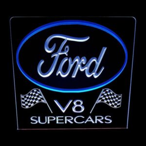 Ford V8 Supercars - Acrylic LED Sign