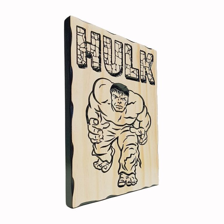 Hulk - Timber Sign - Bettaline Designs