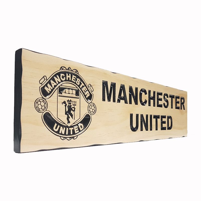 Man United - Timber Sign - Bettaline Designs
