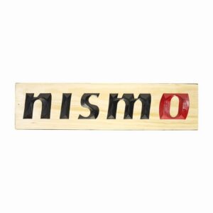 Nismo Red O - Timber Sign
