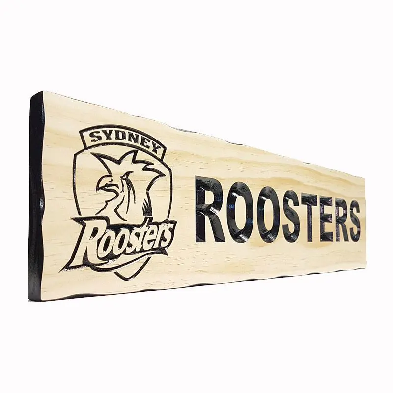 Roosters side - Timber Sign