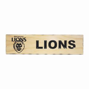 Brisbane Lions - Timber Sign