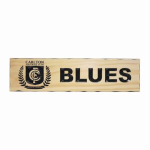 Carlton Blues - Timber Sign