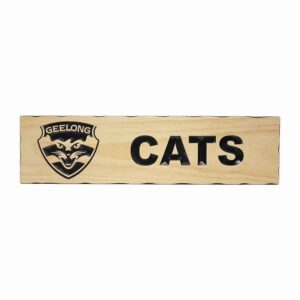 Geelong Cats - Timber Sign
