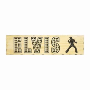 Elvis - Timber Sign