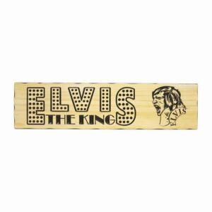 Elvis 3 - Timber Sign