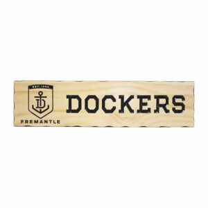 Fremantle Dockers - Timber Sign