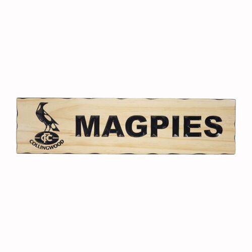 Collingwood Magpies Timber Sign Bettaline Designs