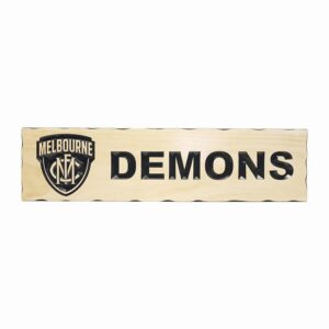 Melbourne Demons - Timber Sign