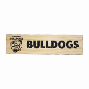 Western Bulldogs - Timber Sign