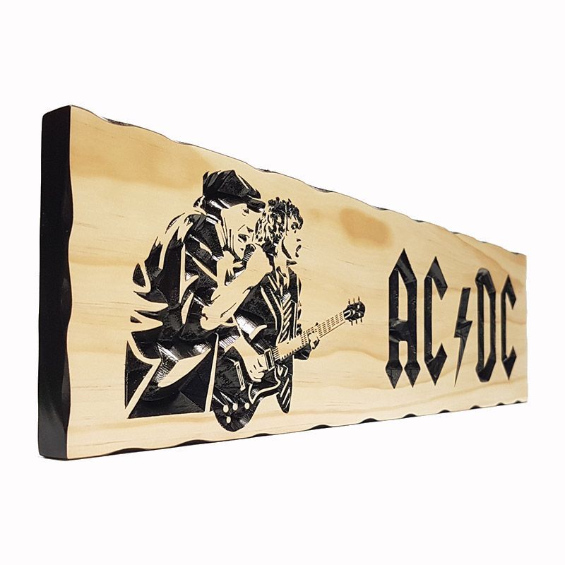 ACDC 1 side - Timber Sign