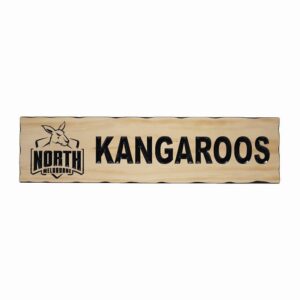 North Melbourne Kangaroos - Timber Sign