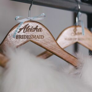Personalised Wedding Bridal Party Hangers