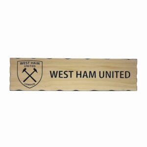 West Ham United London - Timber Sign