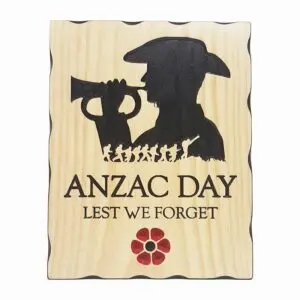 Anzac Day 5 - Timber Sign