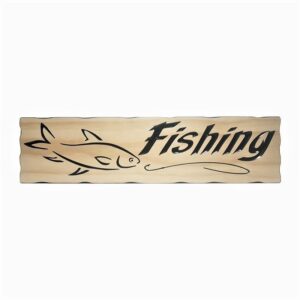 Fishing - Timber Sign