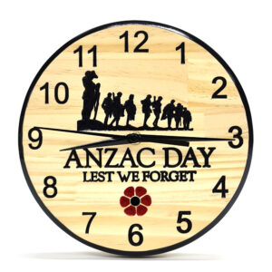 Anzac Day 2 - Timber Clock