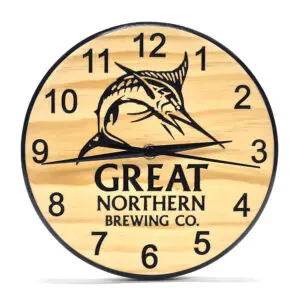 Great Northern - Timber Clock