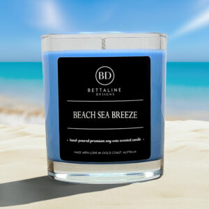 Beach Sea Breeze  - 100% Soy Wax Scented Glass Candle