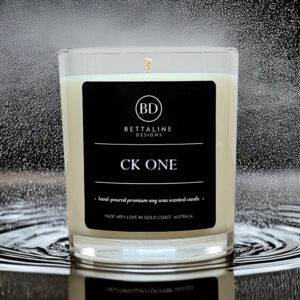CK  -  100% Soy Wax Scented Glass Candle