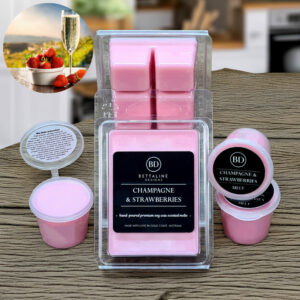 Champagne and Strawberries - 100% Soy Wax Scented Melts