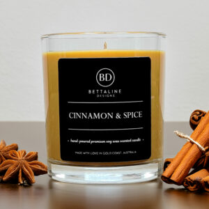 Cinnamon & Spice  - 100% Soy Wax Scented Glass Candle