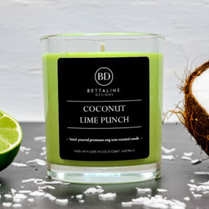 Coconut Lime Punch  - 100% Soy Wax Scented Glass Candle