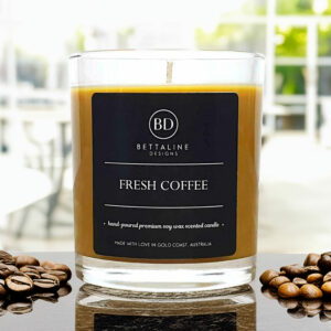 Fresh Coffee  - 100% Soy Wax Scented Glass Candle