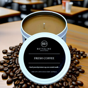 Fresh Coffee - 100% Soy Wax Scented Tin Candle