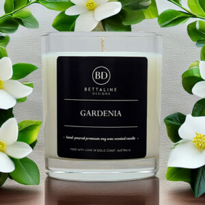 Gardenia - 100% Soy Wax Scented Glass Candle