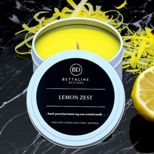 Lemon Zest - 100% Soy Wax Scented Tin Candle
