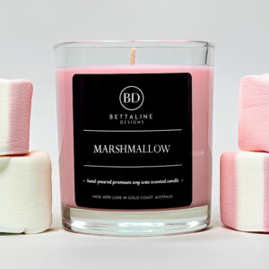 Marshmallow  - 100% Soy Wax Scented Glass Candle