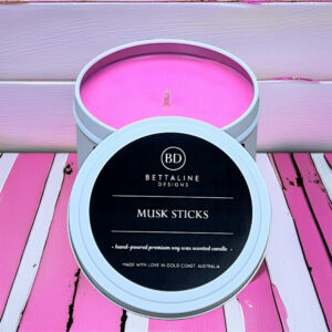Musk Sticks - 100% Soy Wax Scented Tin Candle