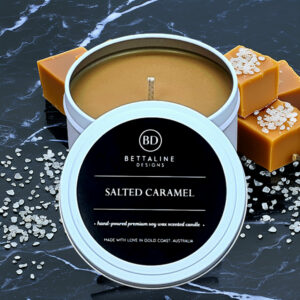 Salted Caramel - 100% Soy Wax Scented Tin Candle