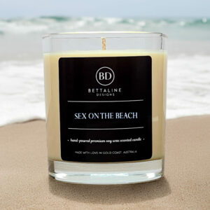 Sex on the Beach  - 100% Soy Wax Scented Glass Candle