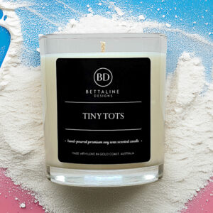 Tiny Tots Baby Powder - 100% Soy Wax Scented Glass Candle